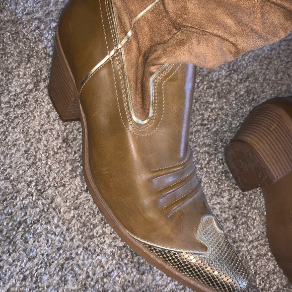 SPLASH FASHION WESTERN COWBOY BOOTS - Picture 4 of 6